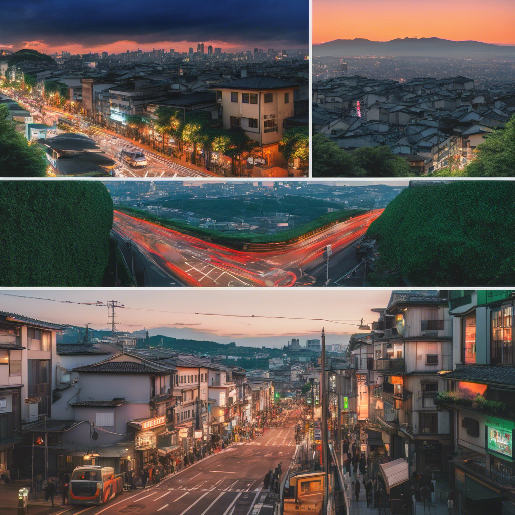 Landscape shot of different countries in communication